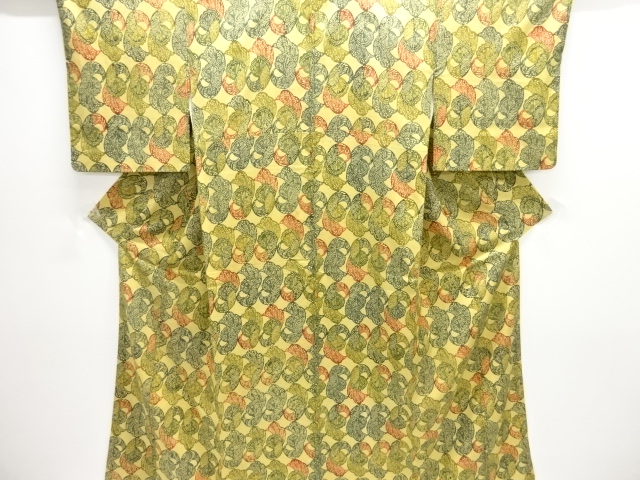 Japanese Kimono / Tsumugi Omeshi Silk
